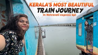 Kerala’s most beautiful Train Journey || Netravati Express || Thiruvananthapuram to Mumbai 💝 Ep 1