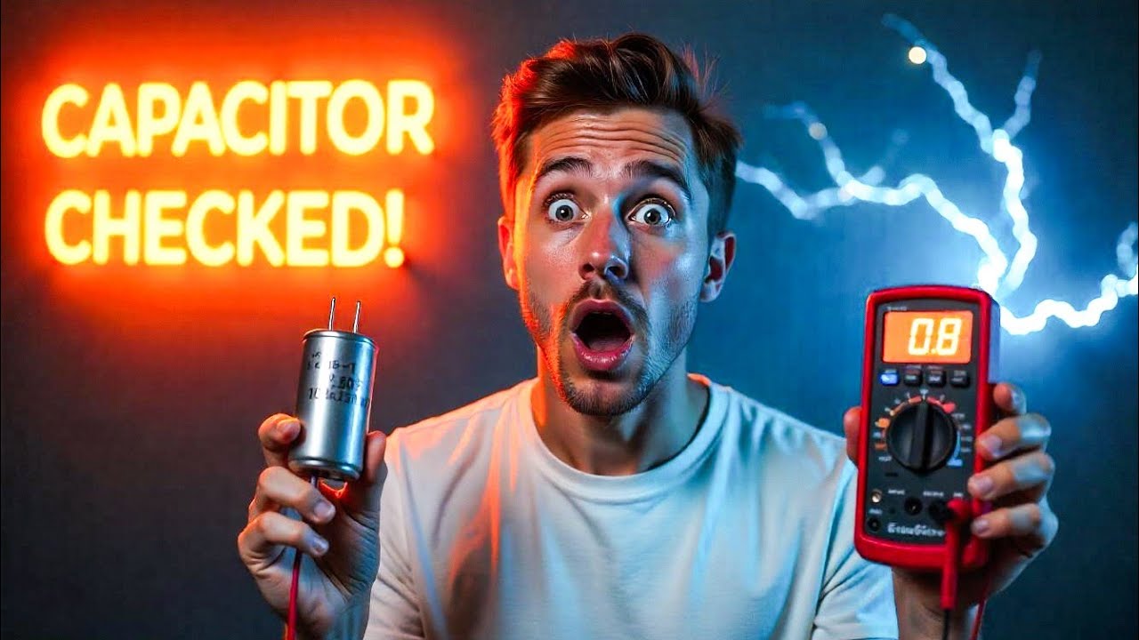 How To Check Capacitor With Digital Multimeter - YouTube