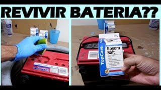 Se Puede Recuperar baterias Viejas con Epsom salt o Bicarbonato y limon??
