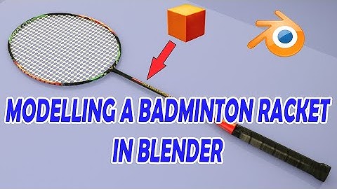 Modelling a Badminton Racket in blender Telugu Blender Tutorials videos shuttle bat tennis bat Maya