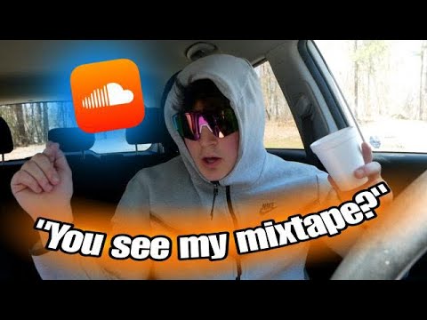 Soundcloud rappers promote their music at the worst times - YouTube