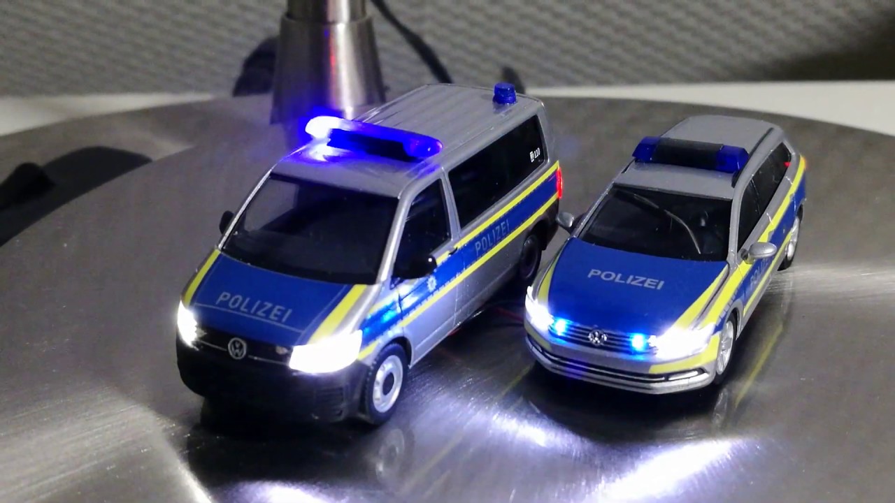 Modellbau Albl - LED Polizei Licht (blau/blau) Blaulicht