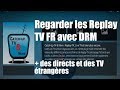 Kodi: Regarder le replay des chaines TV Françaises protégées par DRM + des étrangères et des directs image