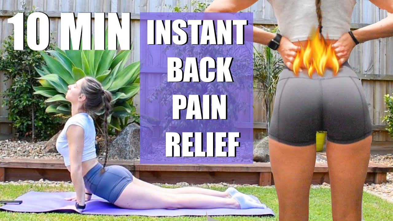 10 Min Instant Back Pain Relief Exercises Fix Sore Lower Back