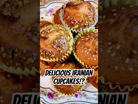 Have you ever tried this unique Iranian Cupcake - Cake Yazdi? #iranianfood #cupcake #persianfood