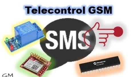Telecontrol gsm, con mensaje de texto sms y microcontrolador pic