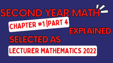 Lecture #4 Chapter #1 Part 4||Functions and Limits|| PPSC Lecturer Mathematics Preparation