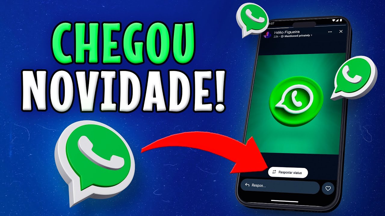 AGORA SIM!🥳WHATSAPP LANÇA NOVA FUNÇÃO IGUAL DO INSTAGRAM - YouTube