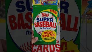 🤔⚾Should this guy be in Cooperstown? 1984 Topps Super Baseball Cards #packopening