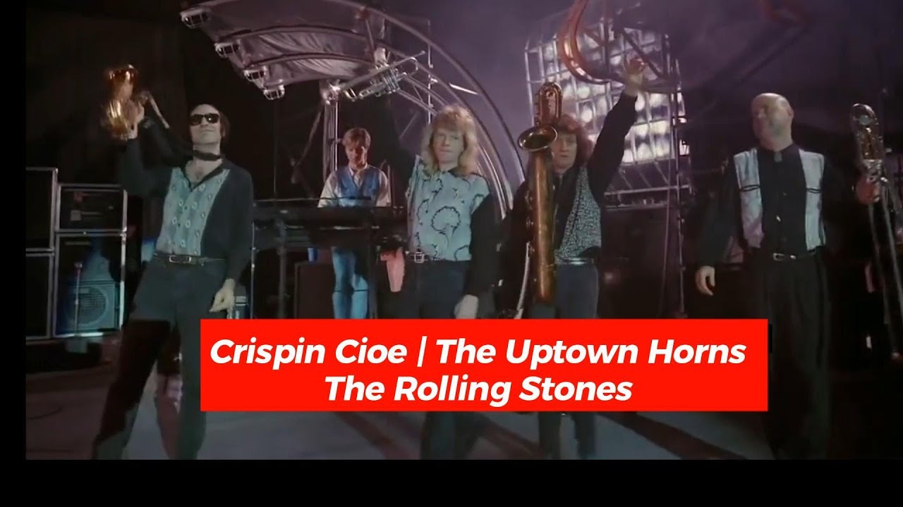 Saxophonist Crispin Cioe and The Rolling Stones Rock and a Hard Place