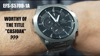 Casio EDIFICE EFS-S570D-1A The Real Casioak - YouTube