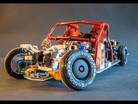 Super scale active suspension, arduino powered, 3D printed, RC drift, Oldsmobile Dynamic 88 *SHORT*