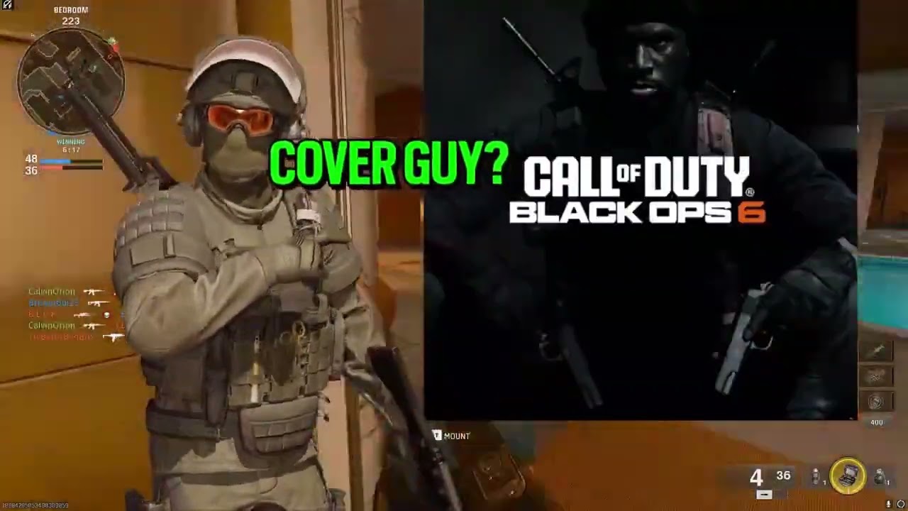 "THEY RACE SWAPPED THE BLACK OPS ONE COVER GUY?" RussianBadger Clip