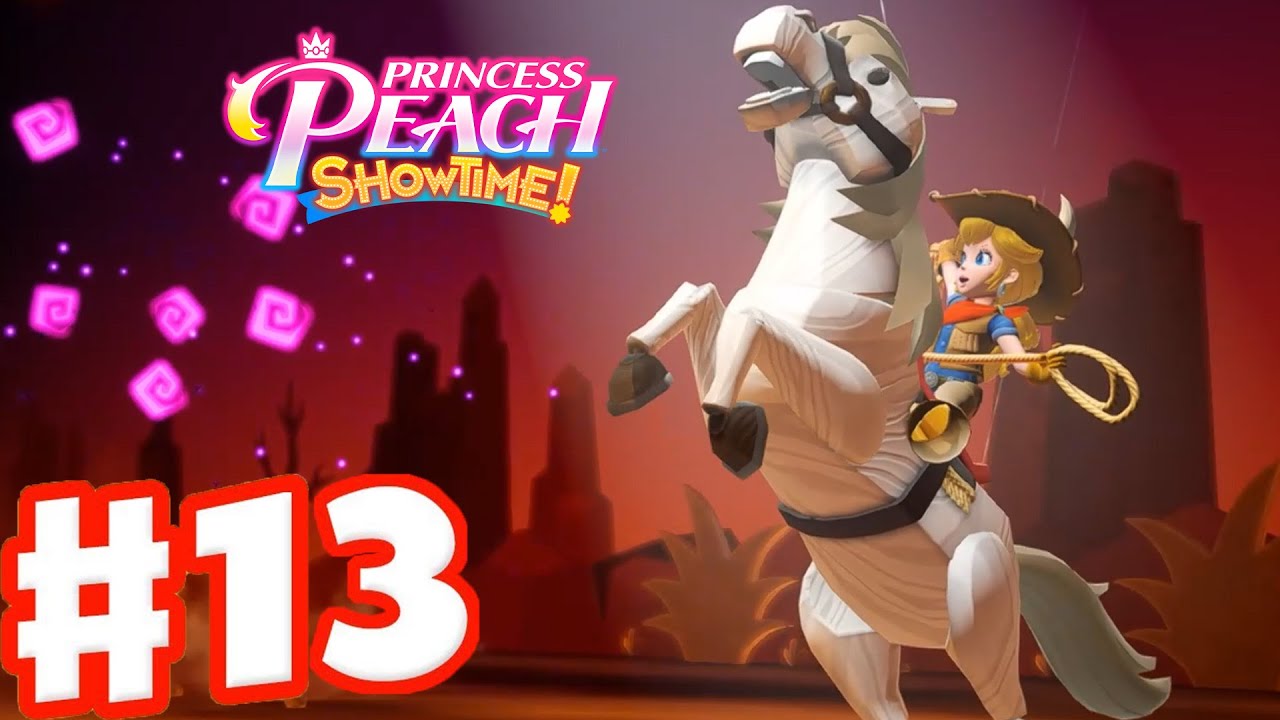 Princess Peach Showtime Gameplay Element 13 Cowgirl at Nightfall (All Collectibles)