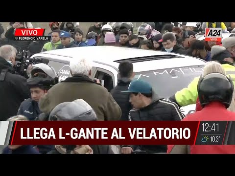 "El Noba": así llegaba L-Gante al velatorio en el Polideportivo I A24