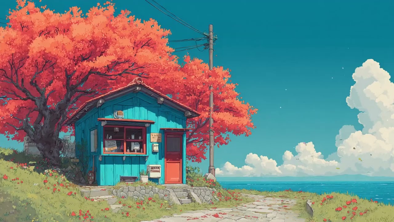 Sapphire Stream 🌫️ Ambient Lofi Beats ☀️ Work, Relax, Flow [ Lofi Hip Hop - Nature Chill ]