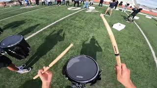 CMHS Marching Band 2022 'Elevate' Snare Cam  Max Scherl