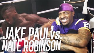 JAKE PAUL KNOCKS NATE ROBINSON OUT COLD! (REACTION!!!)