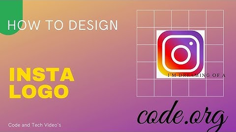 How To Design Instagram Logo in Artist Lab Code.org #code#code.org#Instagram_logo#