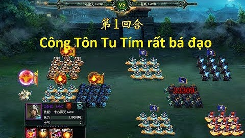 Ngọa long Review|Công Tôn Tu Tím 1 lính sát thương cực kỳ bá đạo