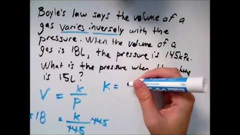 Word problem on inverse variation