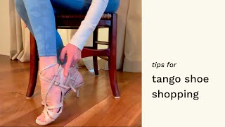 Tips for Tango Shoe Shopping
