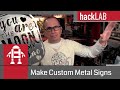 Making Metal Signs- CNC Plasma Crossfire Pro