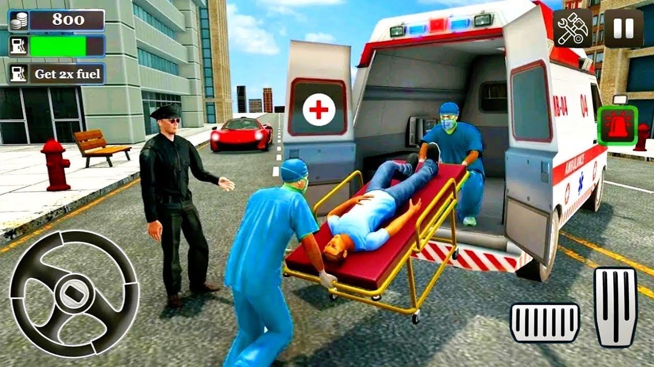 Police Ambulance Van Driving - 911 Emergency Rescue Simulator - Android Gameplay