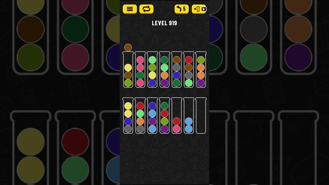 Ball Sort Puzzle Level 919 Youtube