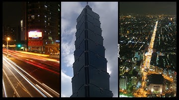 Taiwan Taipei 101 Day to Night Time-Lapse | Stunning Views & City Lights