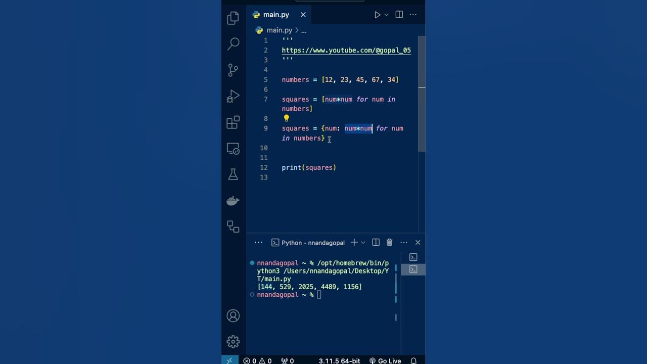 Cool python tricks | comprehension methods in python #python #coding # ...