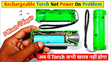 PL-006 Rechargeable Torch Repair | Plsupreme PL006 Mini Charging Torch No Power On Repair