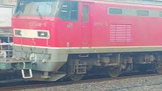 EF510 5号機牽引名古屋タ発稲沢行1252レ名古屋通過