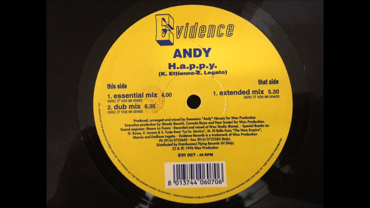 Andy - H.a.p.p.y. - YouTube