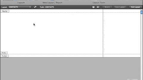 FileMaker Tutorial - 020 - Adding Fields to a Layout
