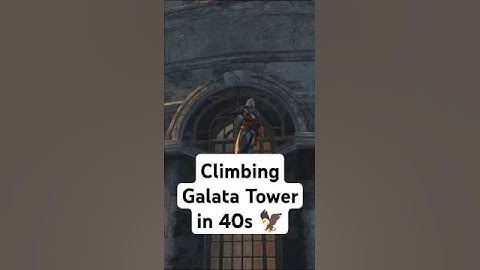 Fastest Galata Tower Climb in AC Revelations | Ezio Parkour Speedrun #assassinscreed #shorts #gaming