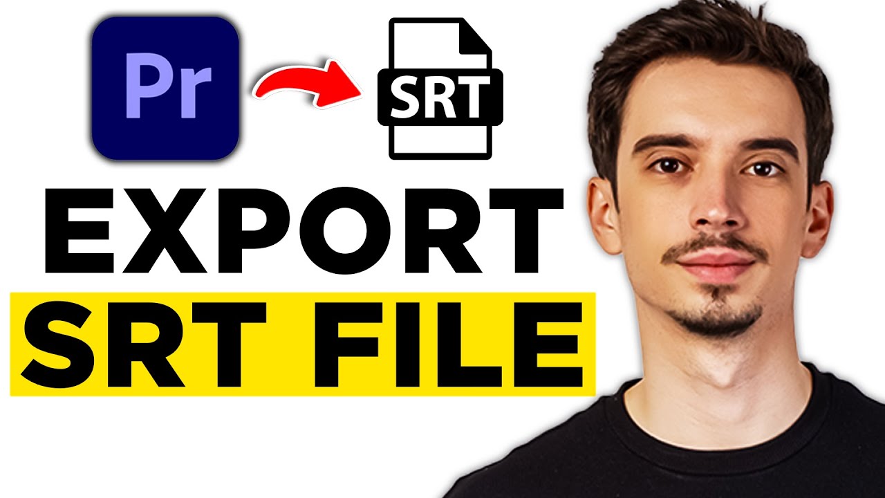 How To Export SRT File in Premiere Pro (2026) - Full Guide!