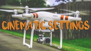The BEST DJI Phantom 3 Standard Camera Settings! Cinematic Look | Gadget World Wealth