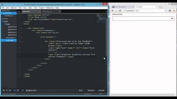 bootstrap 3   form validation icons   glyphicons 720p