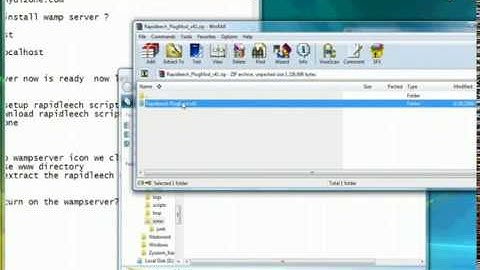 How to install Rapidleech script on your PC