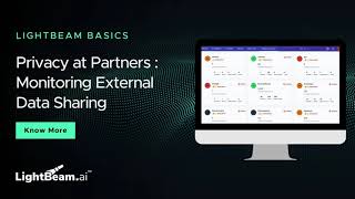 Privacy at Partners : Monitoring External Data Sharing with LightBeam