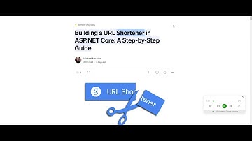 Building a URL Shortener in ASP.NET Core: A Step-by-Step Guide Part 1