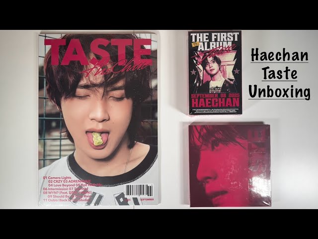 Unboxing: Haechan Taste 1st Album [Full Spread, Savory, and Tin