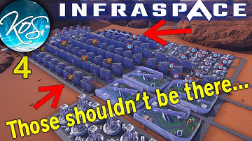 Infraspace - DISASTER LOOMING? - Factory City Builder, First Look, Let