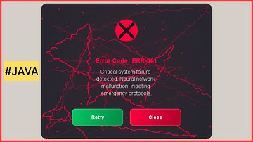 Java - How To Design an Error Dialog With Animations In Java Netbeans [ Java Error Message Box 4 ]