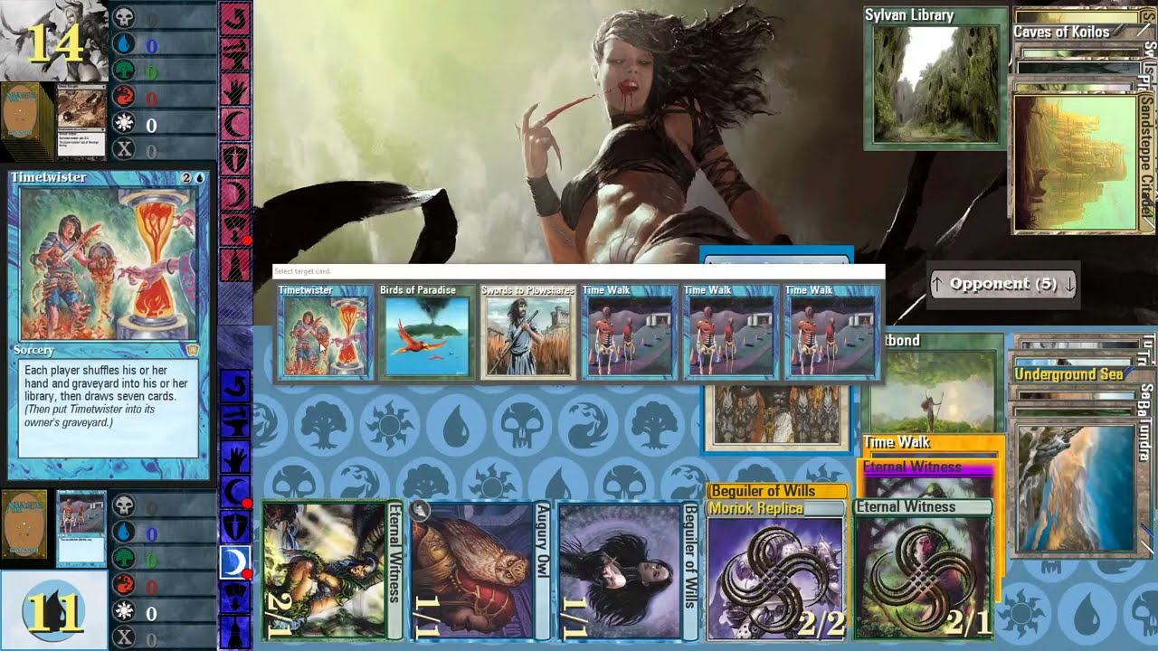Magic the Gathering Shandalar Modern - Time Lock deck - YouTube