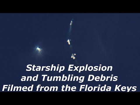 Un telescopio casero registra la explosión del cohete SpaceX