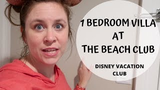 Beach Club 1 Bedroom Villa Room Tour | DVC Member