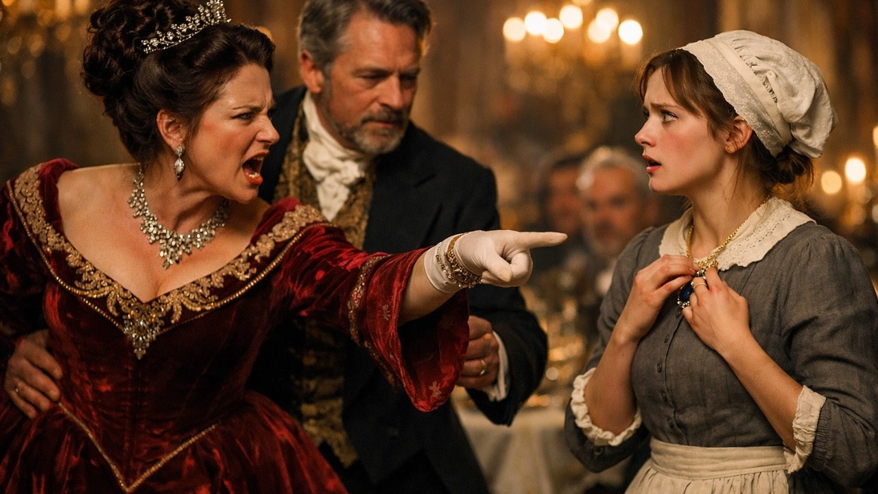 “ESSE COLAR PERTENCE À MINHA FILHA!” — ACUSOU A DUQUESA… MAS A CRIADA REVELOU UM SEGREDO DO PASSADO