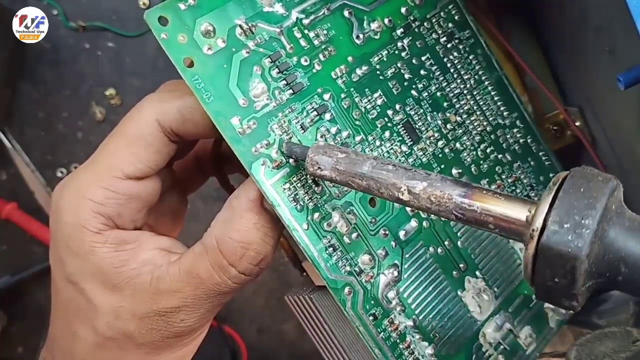 Luminous 172,173 model मे Main suppy का Fault step by step video